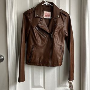 NWT Levi Strauss Faux Leather Jacket